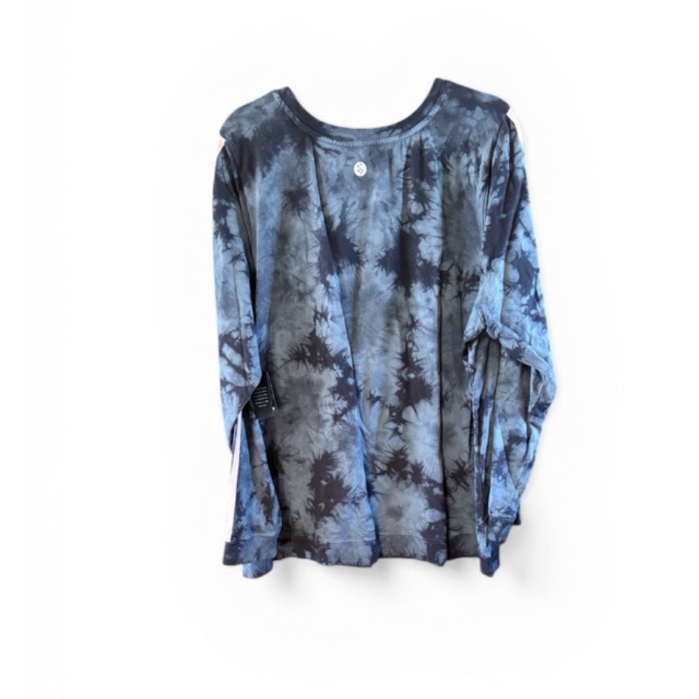 Torrid Active Grey Pink Tie Dye Sweatshirt NWT - Picture 2 of 6